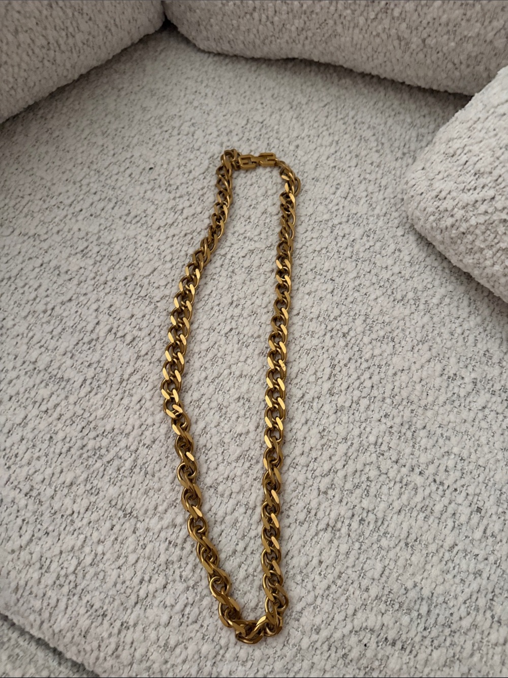 Givenchy Gold-Tone Curb Link Necklace for Men